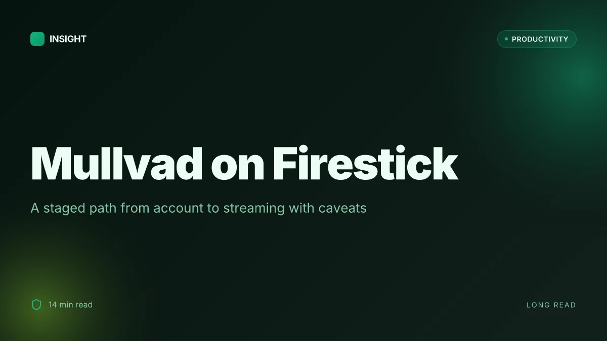 Does Mullvad VPN work on Firestick Your step by step installation guide