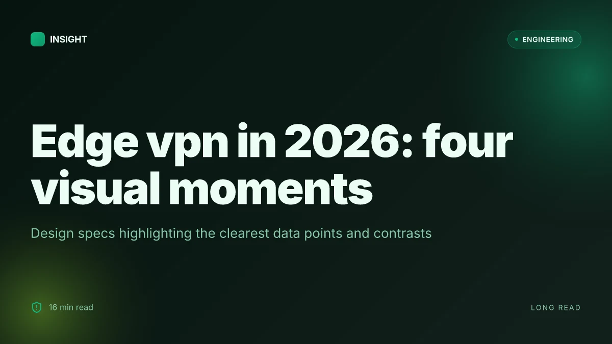 Edge vpn in 2026: best free options for edge computing security