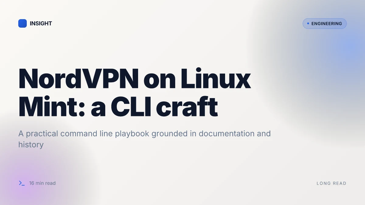 Installing nordvpn on linux mint: your complete command line guide for 2026