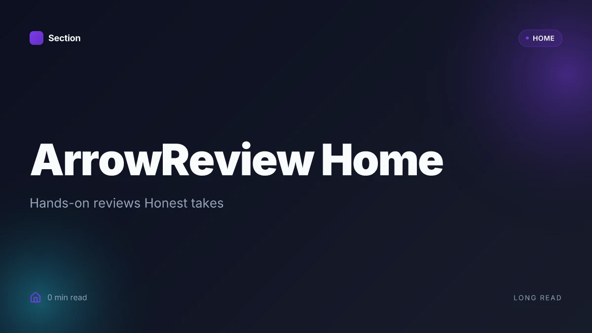 ArrowReview Home