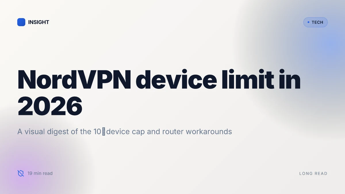 NordVPN simultaneous device limit 2026: a full guide to multi-device vpn mastery